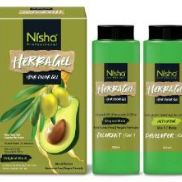 NISHA PROFESSIONAL HERBAGEL HAIR COLOR GEL 
